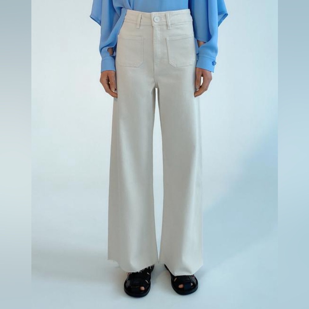Zara marine straight jeans